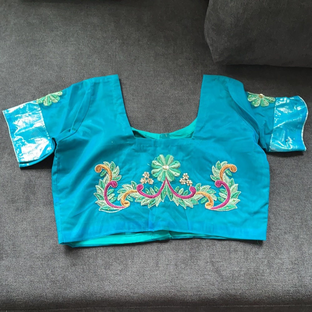 Teal Choli/Blouse